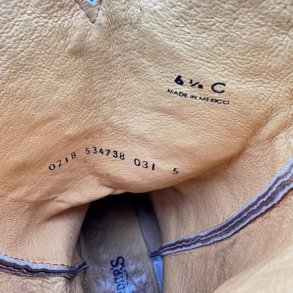 Cavenders Women Size 6.5C Dark Brown Spike Leather Pull On Western Cowboy Boot - Picture 10 of 16